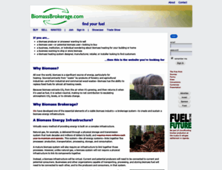biomassbrokerage.com screenshot