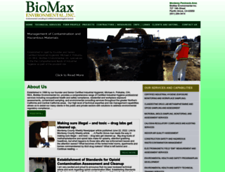 biomaxenvironmental.com screenshot