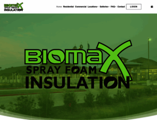biomaxsprayfoam.com screenshot