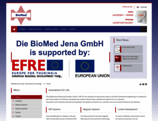biomed-jena.de screenshot