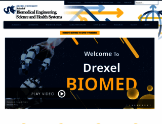 biomed.drexel.edu screenshot