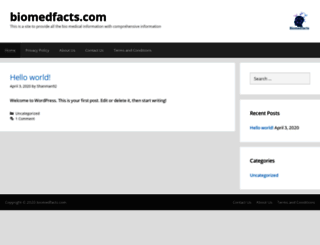 biomedfacts.com screenshot