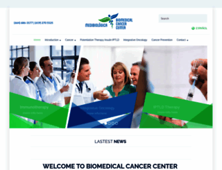 biomedicalcancercenter.com screenshot