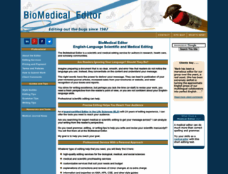 biomedicaleditor.com screenshot