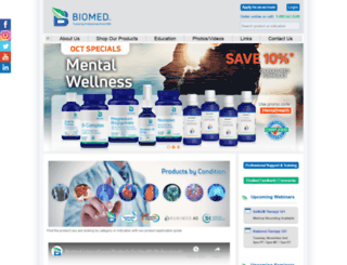biomedicine.com screenshot