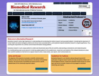biomedres.info screenshot