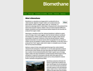 biomethane.org.uk screenshot