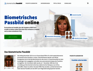 biometrisches-passbild.net screenshot
