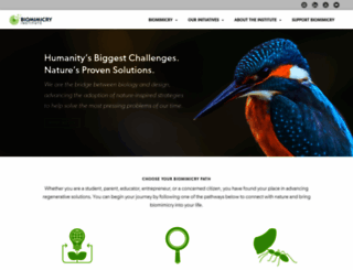 biomimicryinstitute.org screenshot