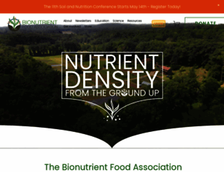 bionutrient.org screenshot