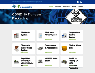 biopackaging.co.uk screenshot