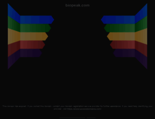 biopeak.com screenshot