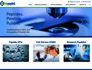 biopeptek.com screenshot