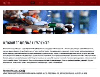 biopharlifesciences.co.in screenshot