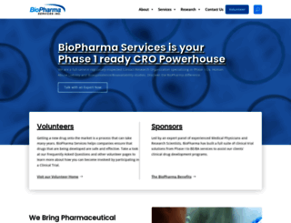 biopharmaservices.com screenshot