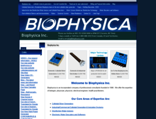 biophysica.com screenshot