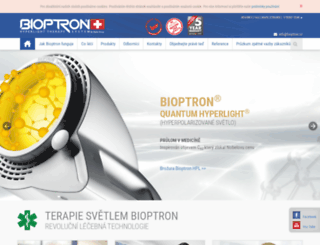 bioptron.cz screenshot