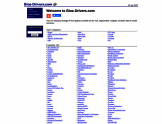 bios-drivers.com screenshot