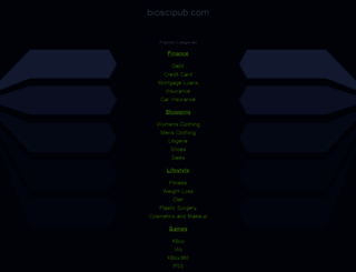 bioscipub.com screenshot