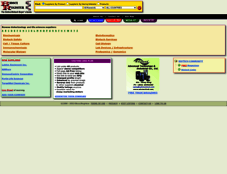 biosciregister.com screenshot