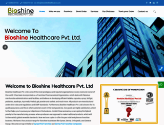 bioshinehealthcare.com screenshot