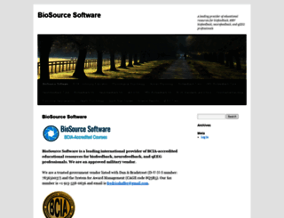biosourcesoftware.com screenshot