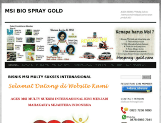 biospray-gold.com screenshot