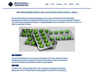 biostatisticalconsulting.com screenshot