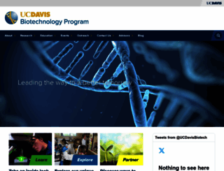 biotech.ucdavis.edu screenshot
