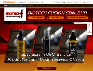 biotechfusion.trustpass.alibaba.com screenshot
