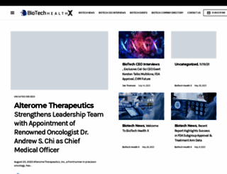 biotechhealthx.com screenshot