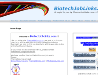biotechjoblinks.com screenshot