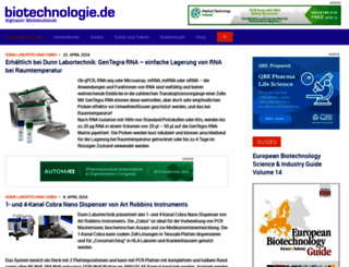 biotechnologie.de screenshot