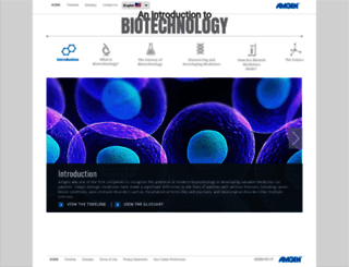 biotechnology.amgen.com screenshot