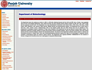 biotechnology.puchd.ac.in screenshot