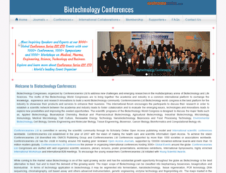 biotechnologycongress.com screenshot