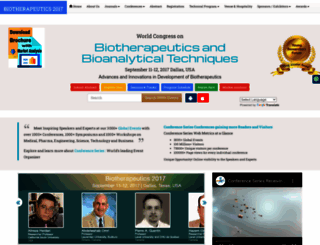biotherapeutics.pharmaceuticalconferences.com screenshot