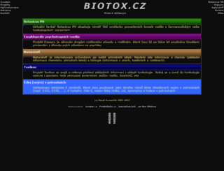 biotox.cz screenshot