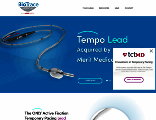 biotracemedical.com screenshot