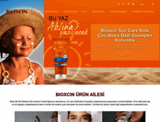 bioxcin.com.tr screenshot