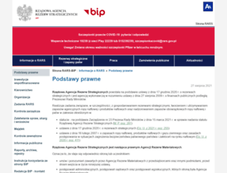 bip.arm.gov.pl screenshot