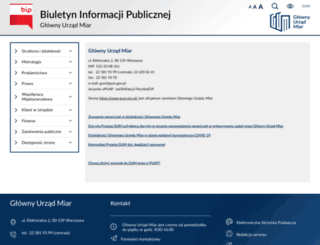 bip.gum.gov.pl screenshot