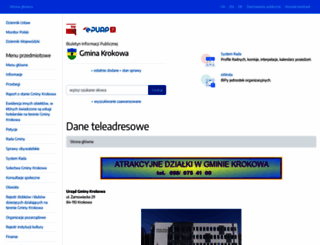 bip.krokowa.pl screenshot