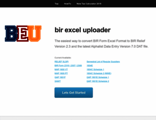 bir-excel-uploader.com screenshot