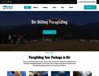 birbillingparagliding.com screenshot