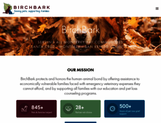 birchbarkfoundation.org screenshot