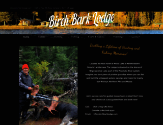 birchbarklodge.com screenshot
