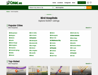 bird-hospitals.cmac.ws screenshot
