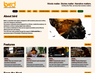 bird.africanofilter.org screenshot