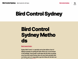 birdcontrolsydney.ranklocal.com.au screenshot